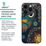 Owl Art Glass Case for iPhone 14 Pro