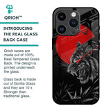 Red Moon Tiger Glass Case for iPhone 14 Pro