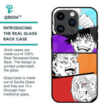 Anime Sketch Glass Case for iPhone 14 Pro