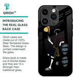 Luffy Line Art Glass Case for iPhone 14 Pro