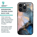 Marble Ink Abstract Glass Case for iPhone 14 Pro