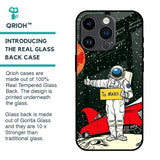 Astronaut on Mars Glass Case for iPhone 14 Pro