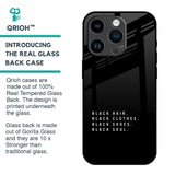 Black Soul Glass Case for iPhone 14 Pro