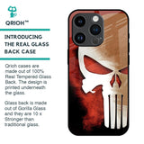 Red Skull Glass Case for iPhone 14 Pro