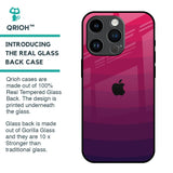 Wavy Pink Pattern Glass Case for iPhone 14 Pro