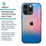 Blue & Pink Ombre Glass case for iPhone 14 Pro
