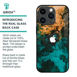 Watercolor Wave Glass Case for iPhone 14 Pro