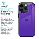 Amethyst Purple Glass Case for iPhone 14 Pro
