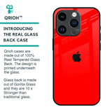Blood Red Glass Case for iPhone 14 Pro