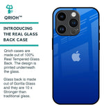 Egyptian Blue Glass Case for iPhone 14 Pro