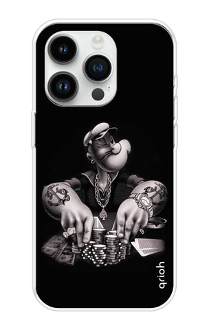 Rich Man iPhone 14 Pro Back Cover