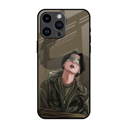 Blind Fold iPhone 14 Pro Max Glass Back Cover Online
