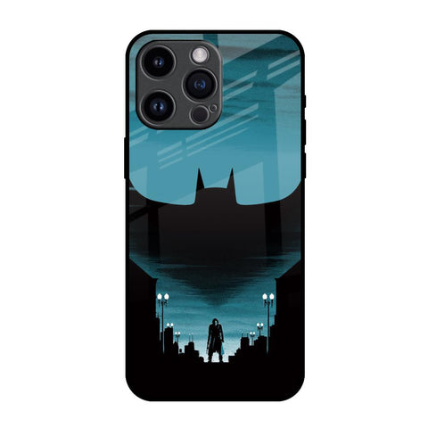 Cyan Bat iPhone 14 Pro Max Glass Back Cover Online