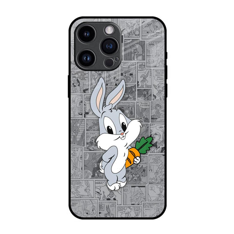 Cute Baby Bunny iPhone 14 Pro Max Glass Back Cover Online