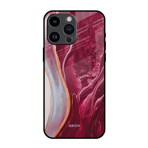Crimson Ruby iPhone 14 Pro Max Glass Back Cover Online