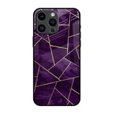 Geometric Purple iPhone 14 Pro Max Glass Back Cover Online