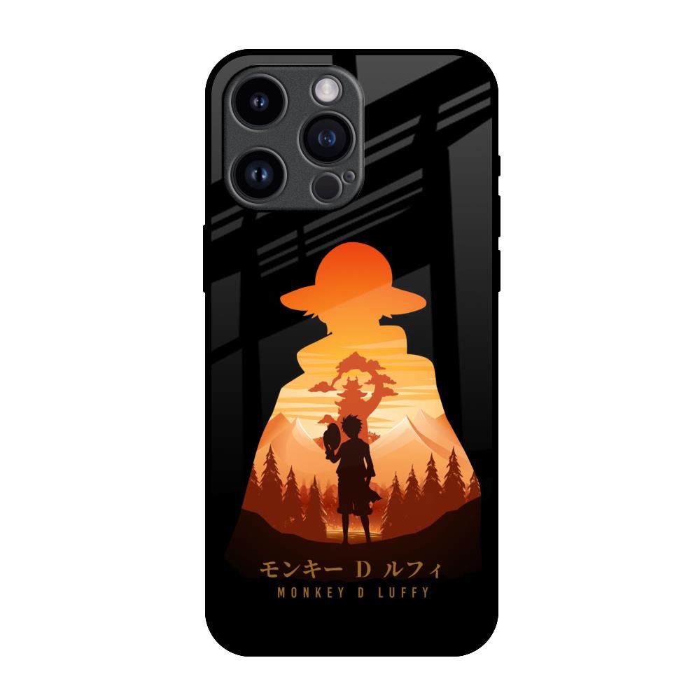 Luffy One Piece iPhone 14 Pro Max Glass Back Cover Online