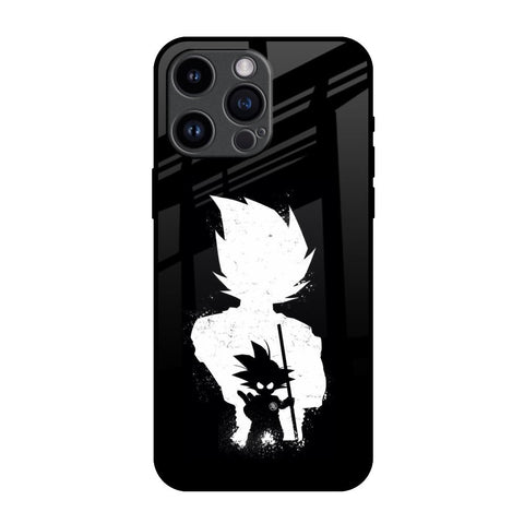 Monochrome Goku iPhone 14 Pro Max Glass Back Cover Online
