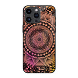 Floral Mandala iPhone 14 Pro Max Glass Back Cover Online