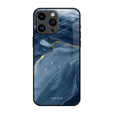 Deep Ocean Marble iPhone 14 Pro Max Glass Back Cover Online