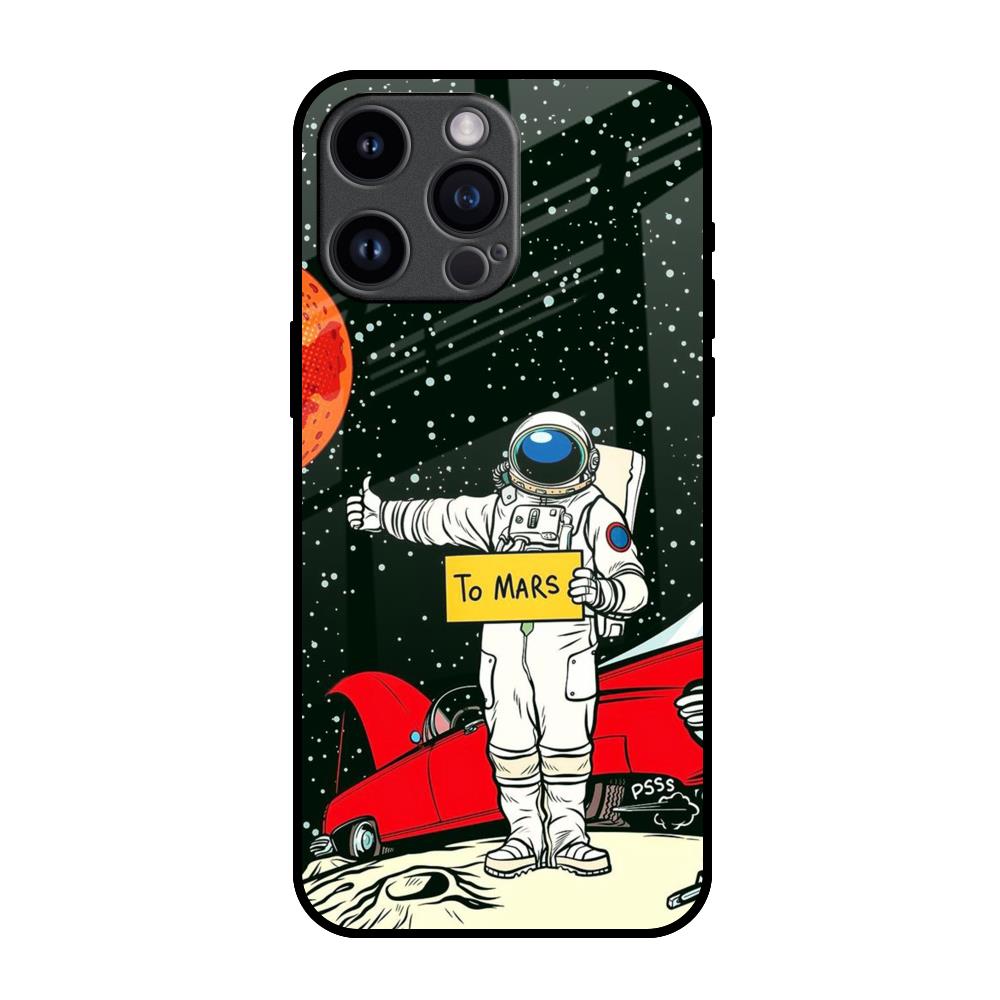 Astronaut on Mars iPhone 14 Pro Max Glass Back Cover Online