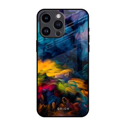 Multicolor Oil Painting iPhone 14 Pro Max Glass Back Cover Online