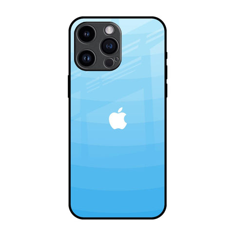 Wavy Blue Pattern iPhone 14 Pro Max Glass Back Cover Online