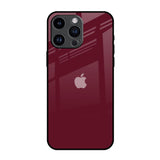 Classic Burgundy iPhone 14 Pro Max Glass Back Cover Online