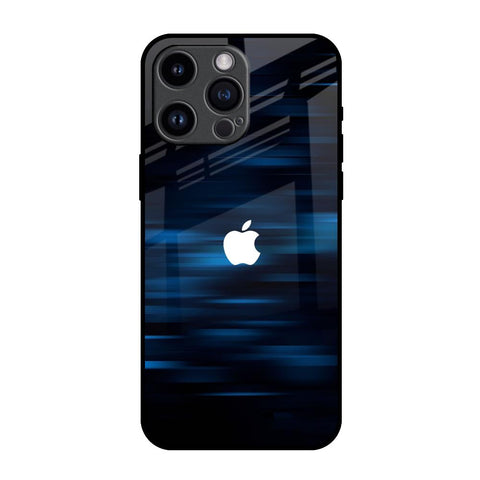 Blue Rough Abstract iPhone 14 Pro Max Glass Back Cover Online