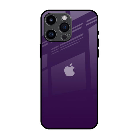 Dark Purple iPhone 14 Pro Max Glass Back Cover Online