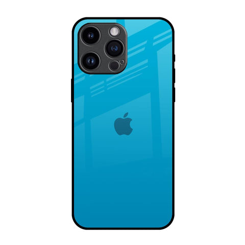 Blue Aqua iPhone 14 Pro Max Glass Back Cover Online