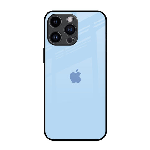Pastel Sky Blue iPhone 14 Pro Max Glass Back Cover Online
