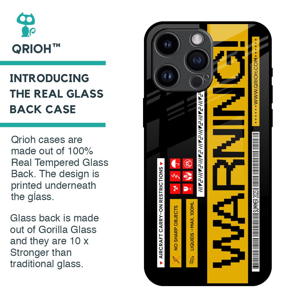 Aircraft Warning Glass Case for iPhone 14 Pro Max