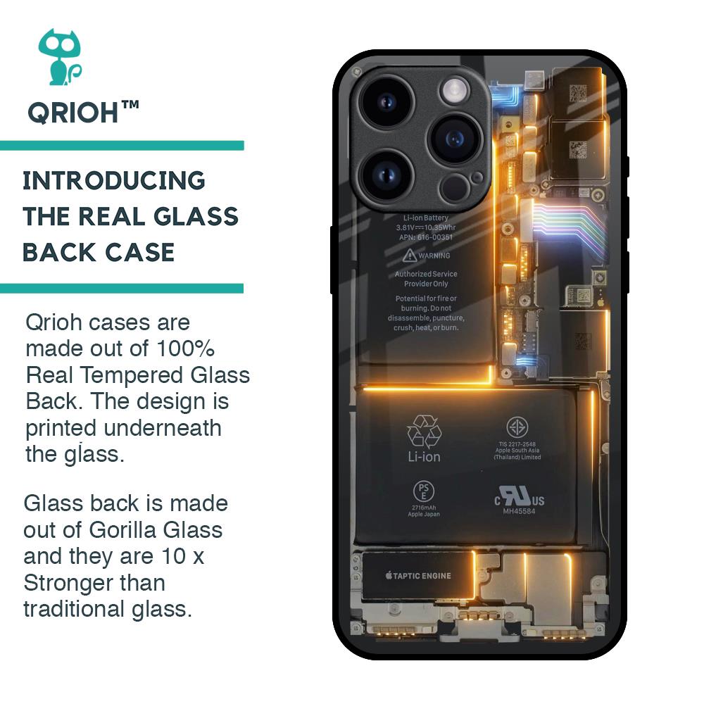 Glow Up Skeleton Glass Case for iPhone 14 Pro Max