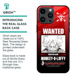 Luffy Wanted Glass Case for iPhone 14 Pro Max