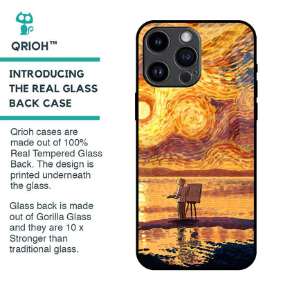 Sunset Vincent Glass Case for iPhone 14 Pro Max