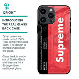 Supreme Ticket Glass Case for iPhone 14 Pro Max