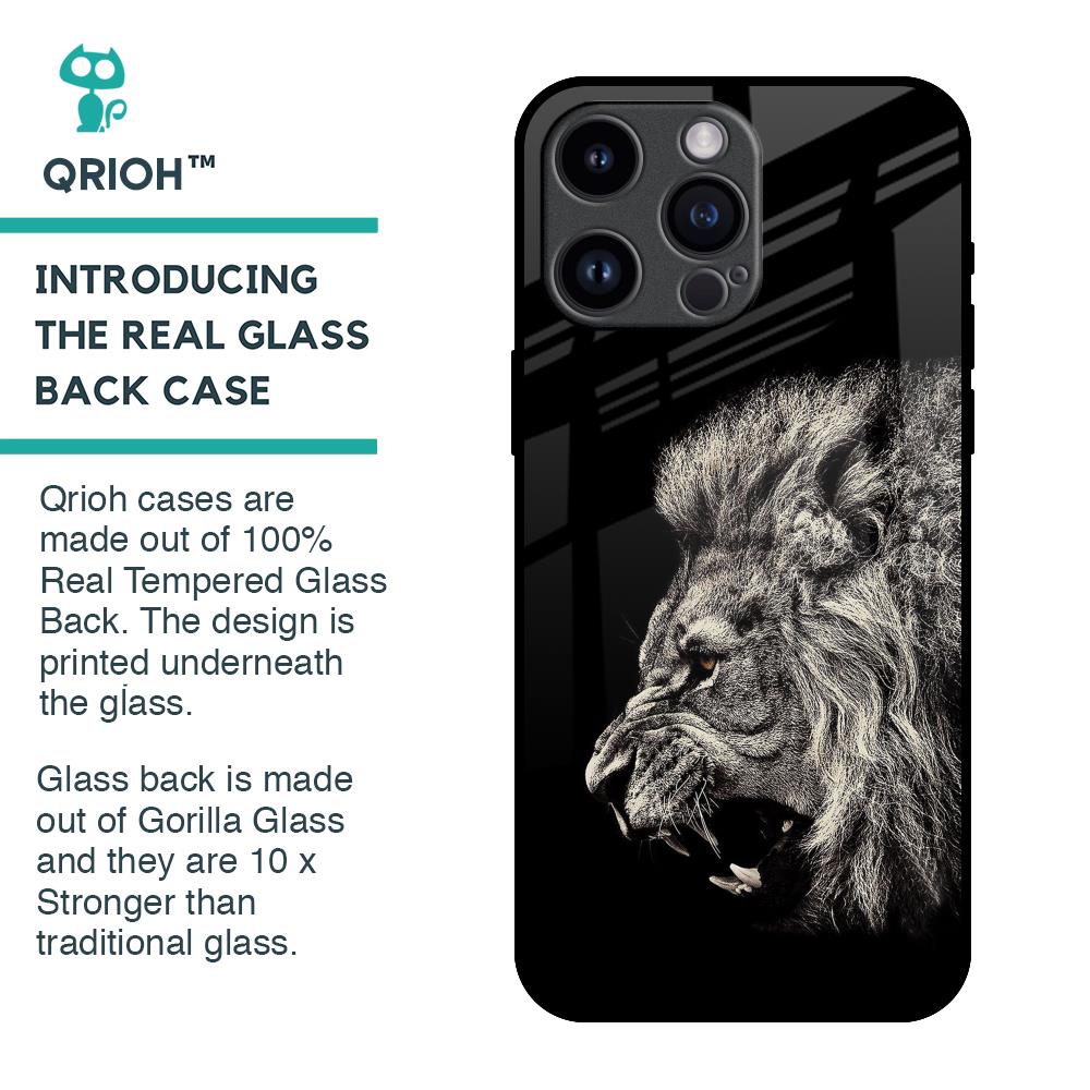 Brave Lion Glass Case for iPhone 14 Pro Max