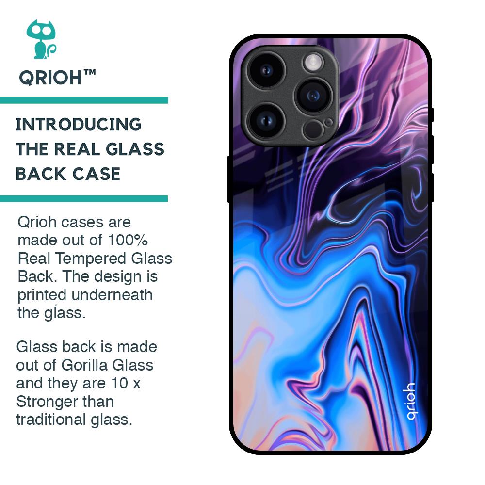Psychic Texture Glass Case for iPhone 14 Pro Max