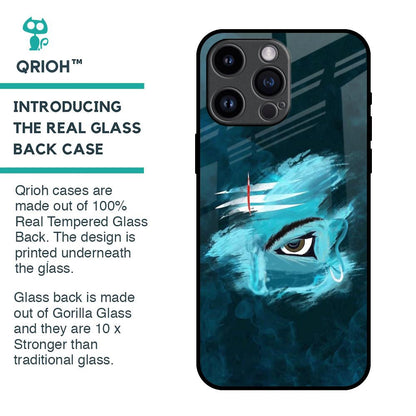 Power Of Trinetra Glass Case For iPhone 14 Pro Max