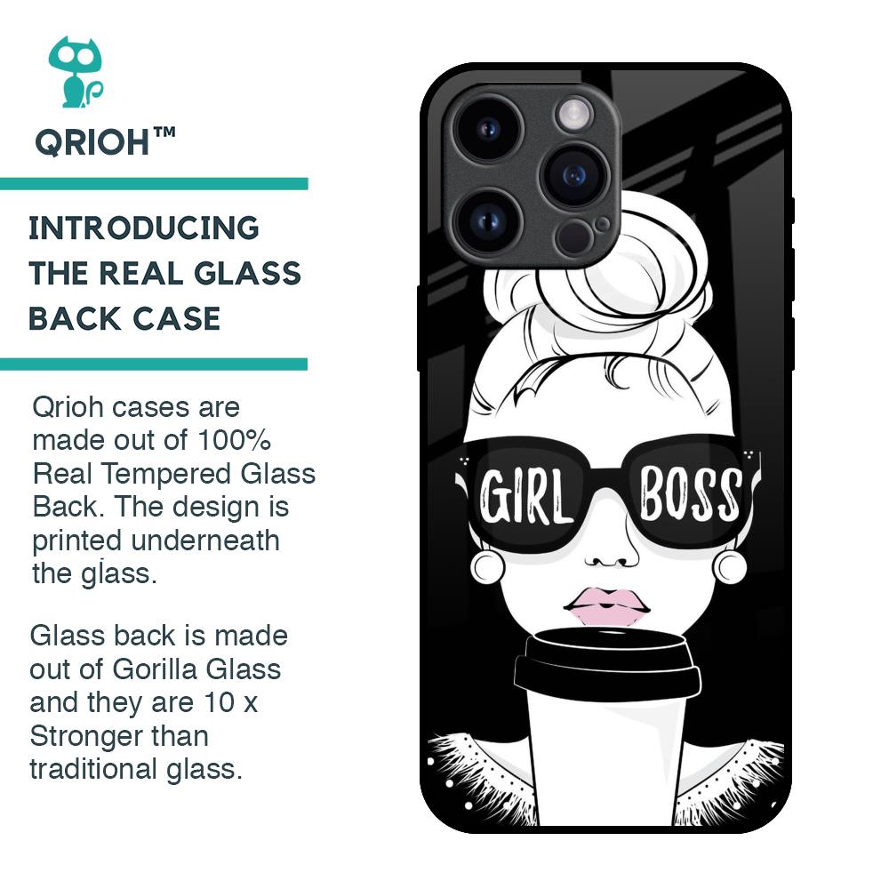 Girl Boss Glass Case For iPhone 14 Pro Max