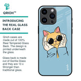 Adorable Cute Kitty Glass Case For iPhone 14 Pro Max
