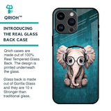 Adorable Baby Elephant Glass Case For iPhone 14 Pro Max