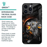 Aggressive Lion Glass Case for iPhone 14 Pro Max