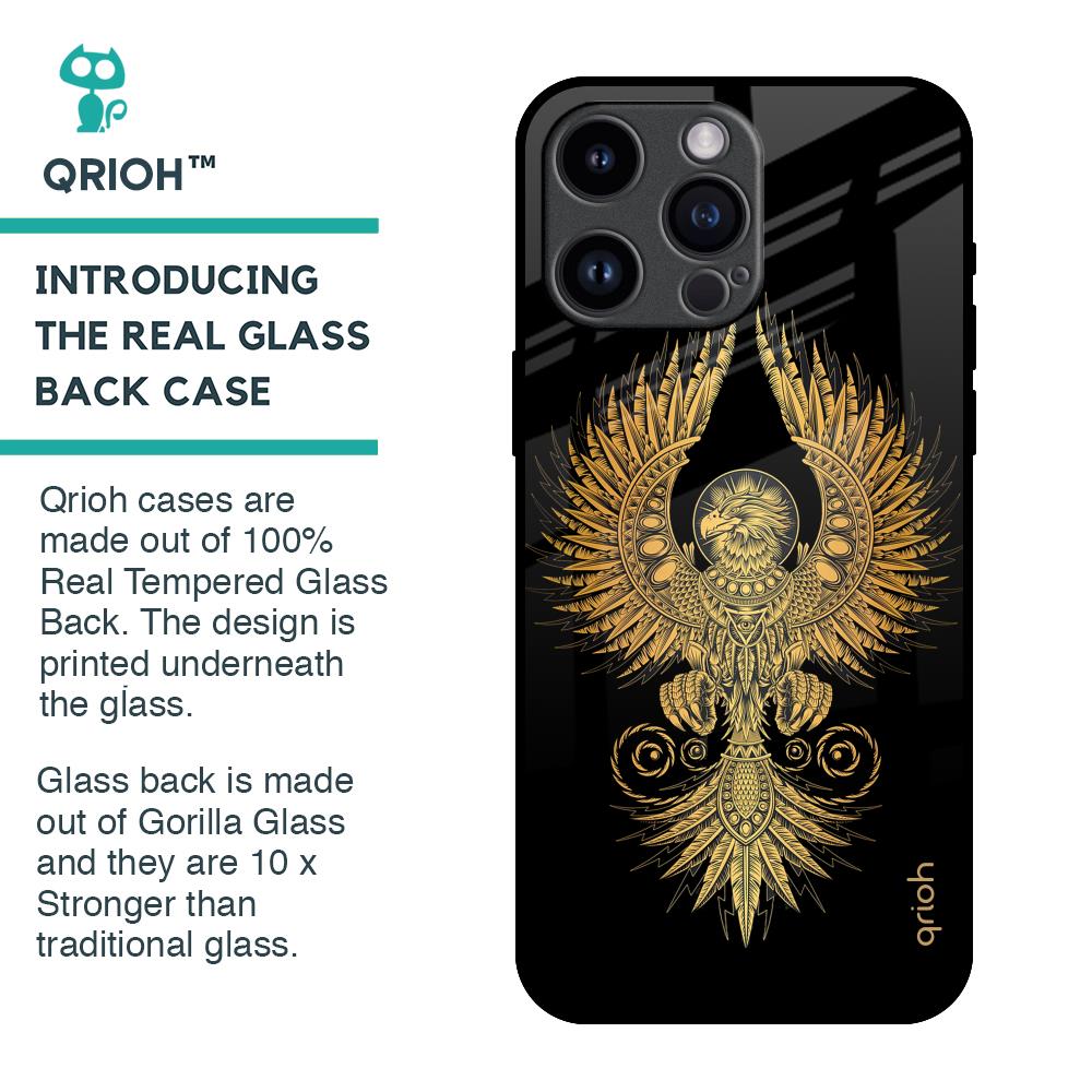 Mythical Phoenix Art Glass Case for iPhone 14 Pro Max
