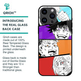 Anime Sketch Glass Case for iPhone 14 Pro Max