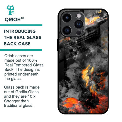 Lava Explode Glass Case for iPhone 14 Pro Max