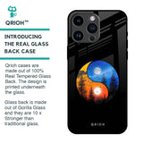 Yin Yang Balance Glass Case for iPhone 14 Pro Max