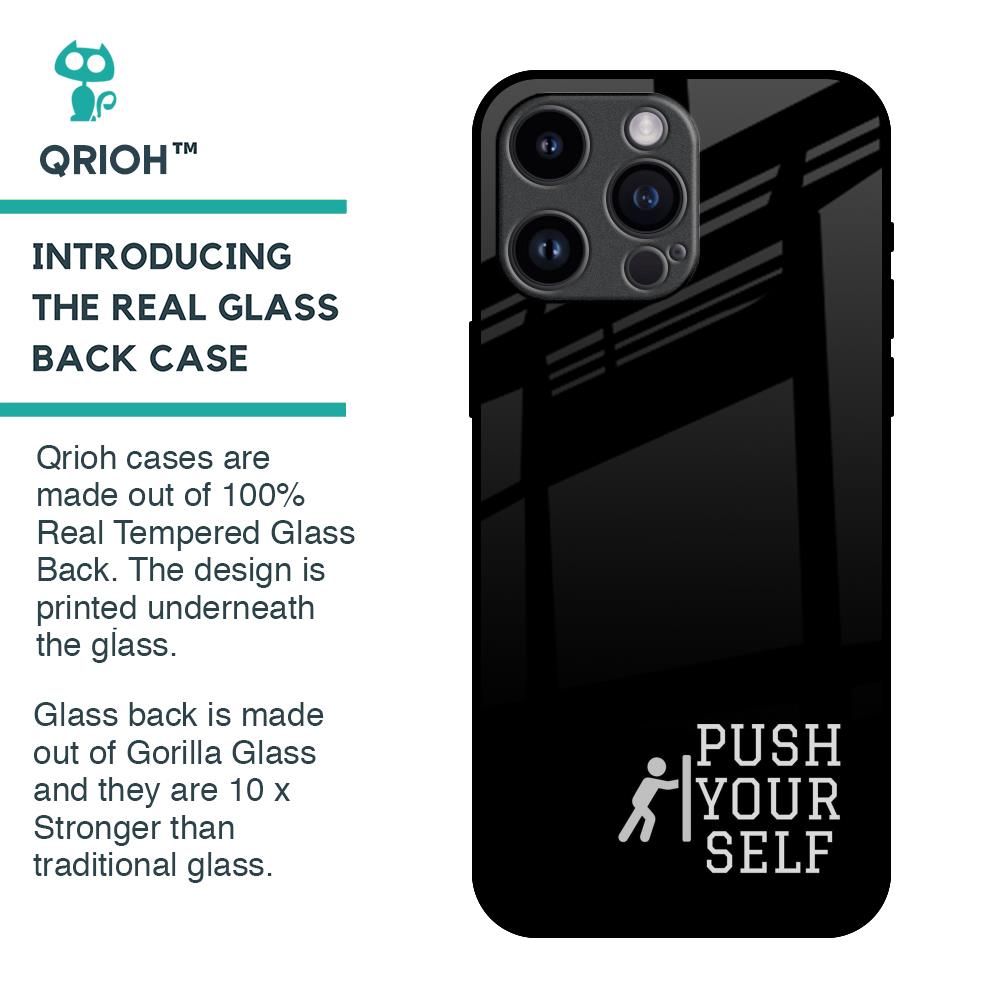 Push Your Self Glass Case for iPhone 14 Pro Max