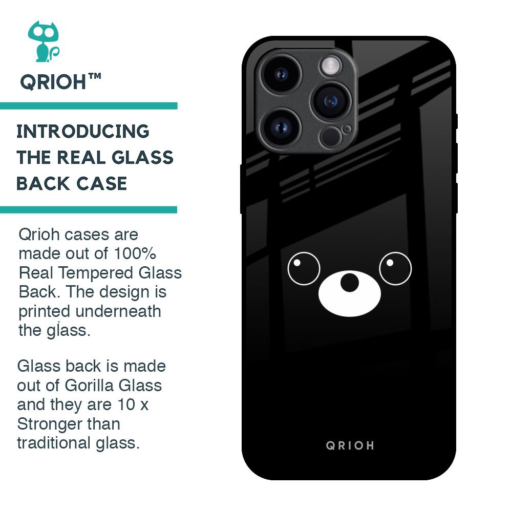 Cute Bear Glass Case for iPhone 14 Pro Max
